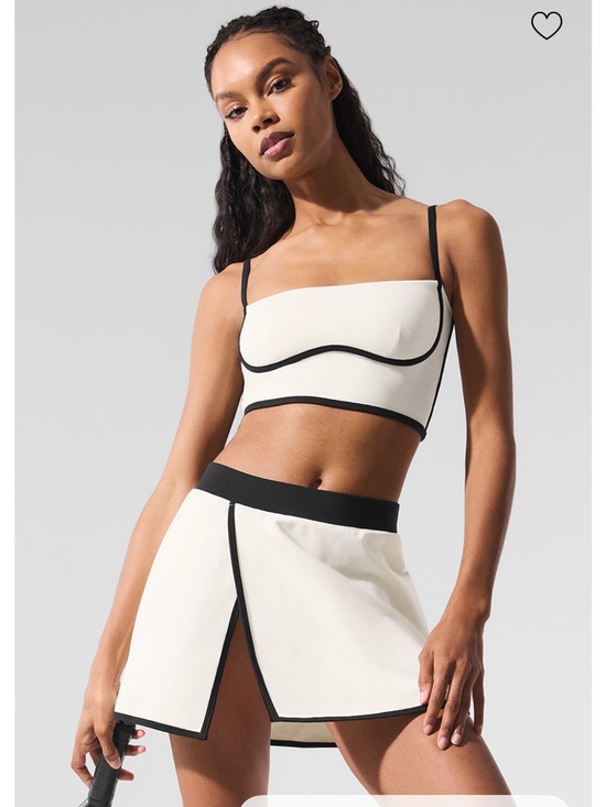 ALO Yoga Other - Alo Yoga Airbrush Streamlined Bra Tank in ivory and black size large